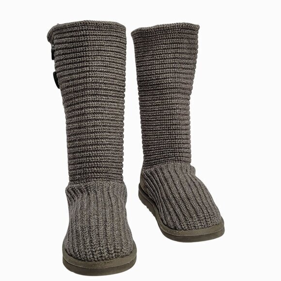 UGG Shoes - Ugg Classic Cardy Boots 5 Gray